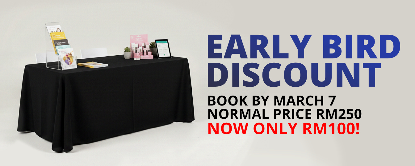 Early Bird Discount banner